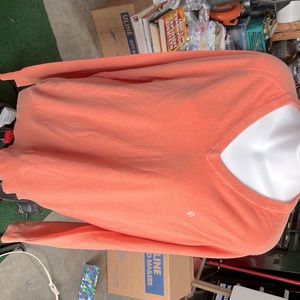 Christian Dior monsieur peach colored v neck sweater in XL